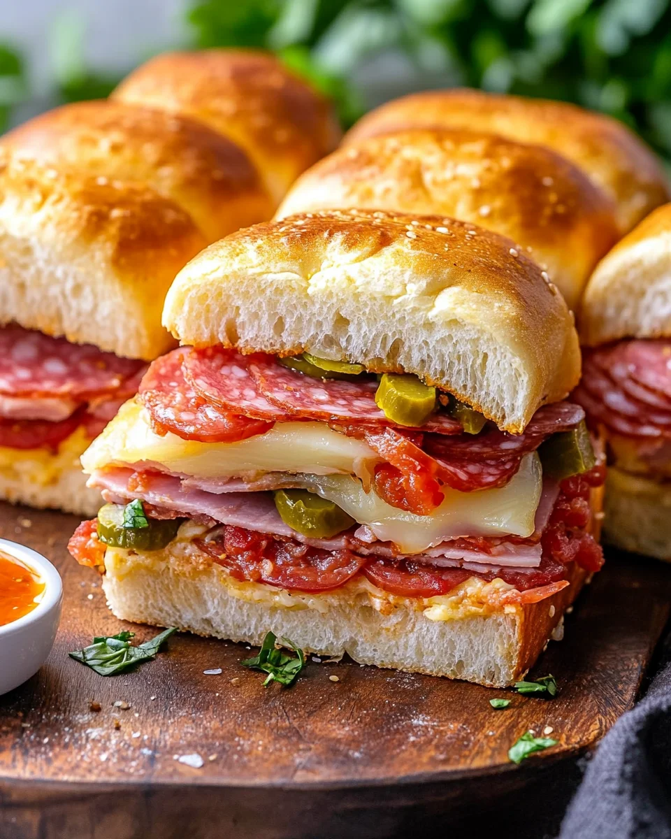 Hot Italian Sub Sliders
