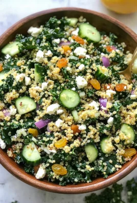 Kale Quinoa Salad - With Lemon Dressing