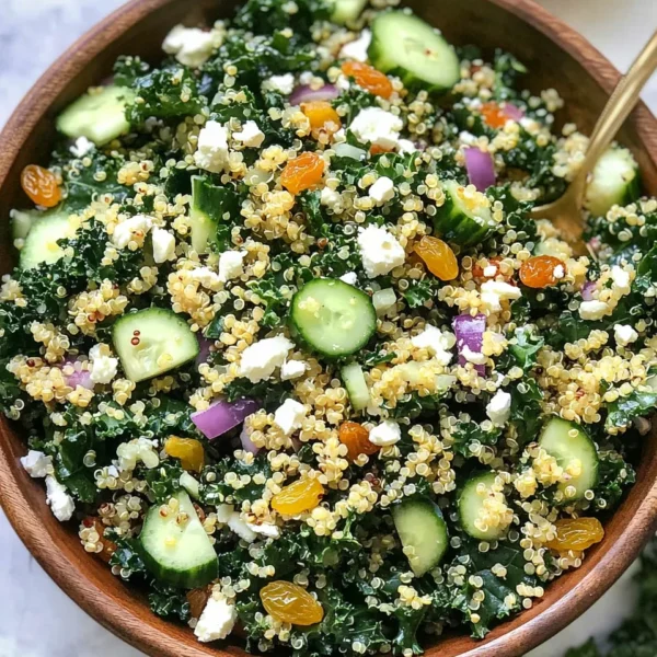 Kale Quinoa Salad - With Lemon Dressing