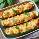 Keto Chicken Parmesan Zucchini Boats (Easy & Healthy!)