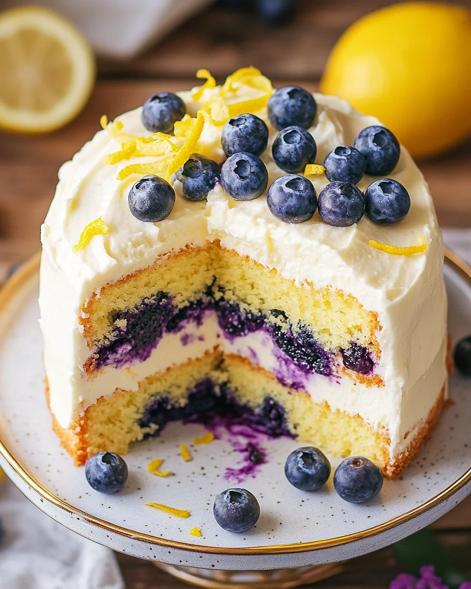 Lemon Blueberry Cake