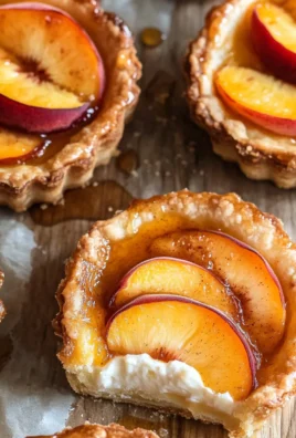 Mini Peach and Cream Cheese Tarts