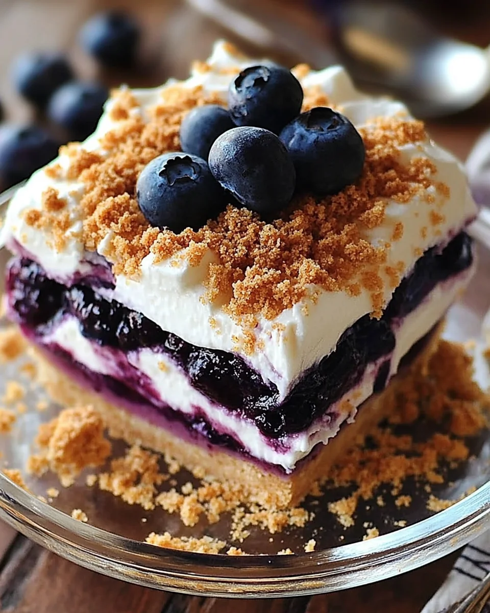 No-Bake Blueberry Yum Yum