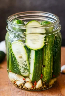 Overnight Refrigerator Dill Pickles
