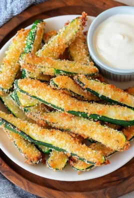 Parmesan Zucchini Fries