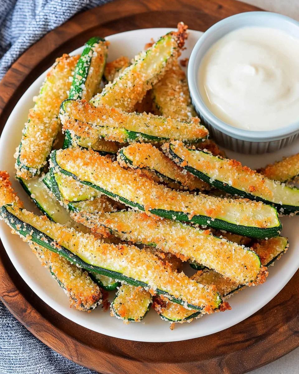 Parmesan Zucchini Fries