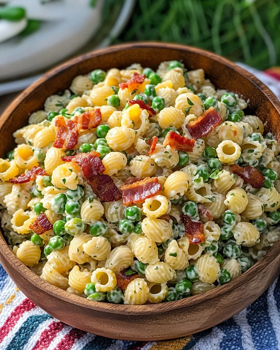 Pea Pasta Salad
