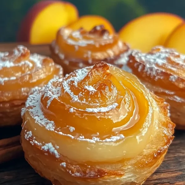 Peach Pie Cruffins Recipe