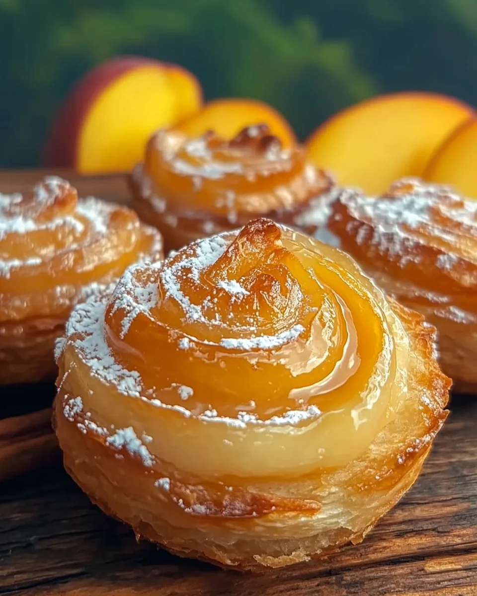 Peach Pie Cruffins Recipe