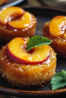 Peach Upside Down Mini Cakes
