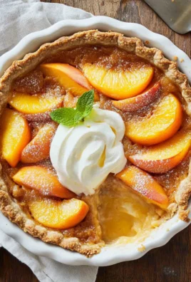 Peaches and Cream Pie