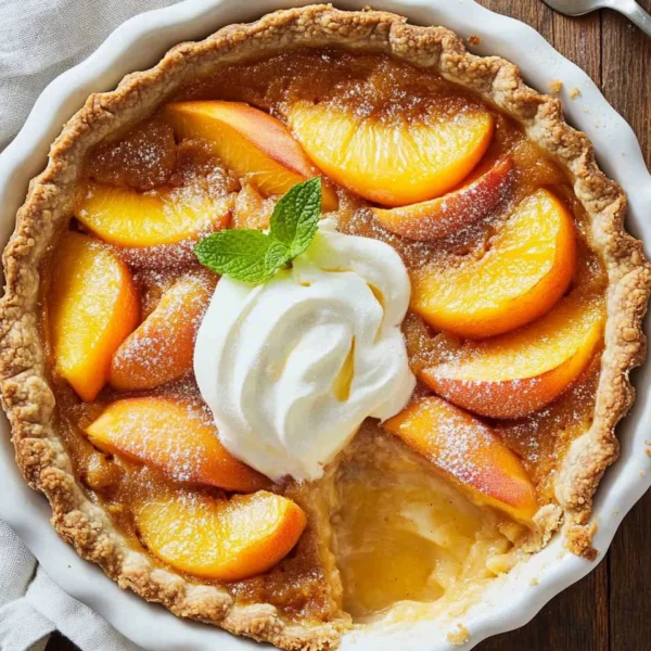 Peaches and Cream Pie