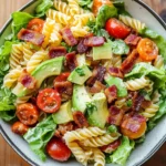 Quick Gluten Free Dairy Free BLT Pasta Salad
