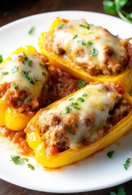 Sausage Stuffed Banana Peppers Recipe