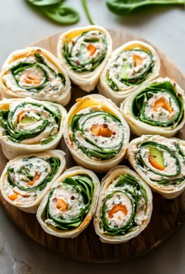 Smoked Turkey Pinwheels with fresh Herb Cream Cheese