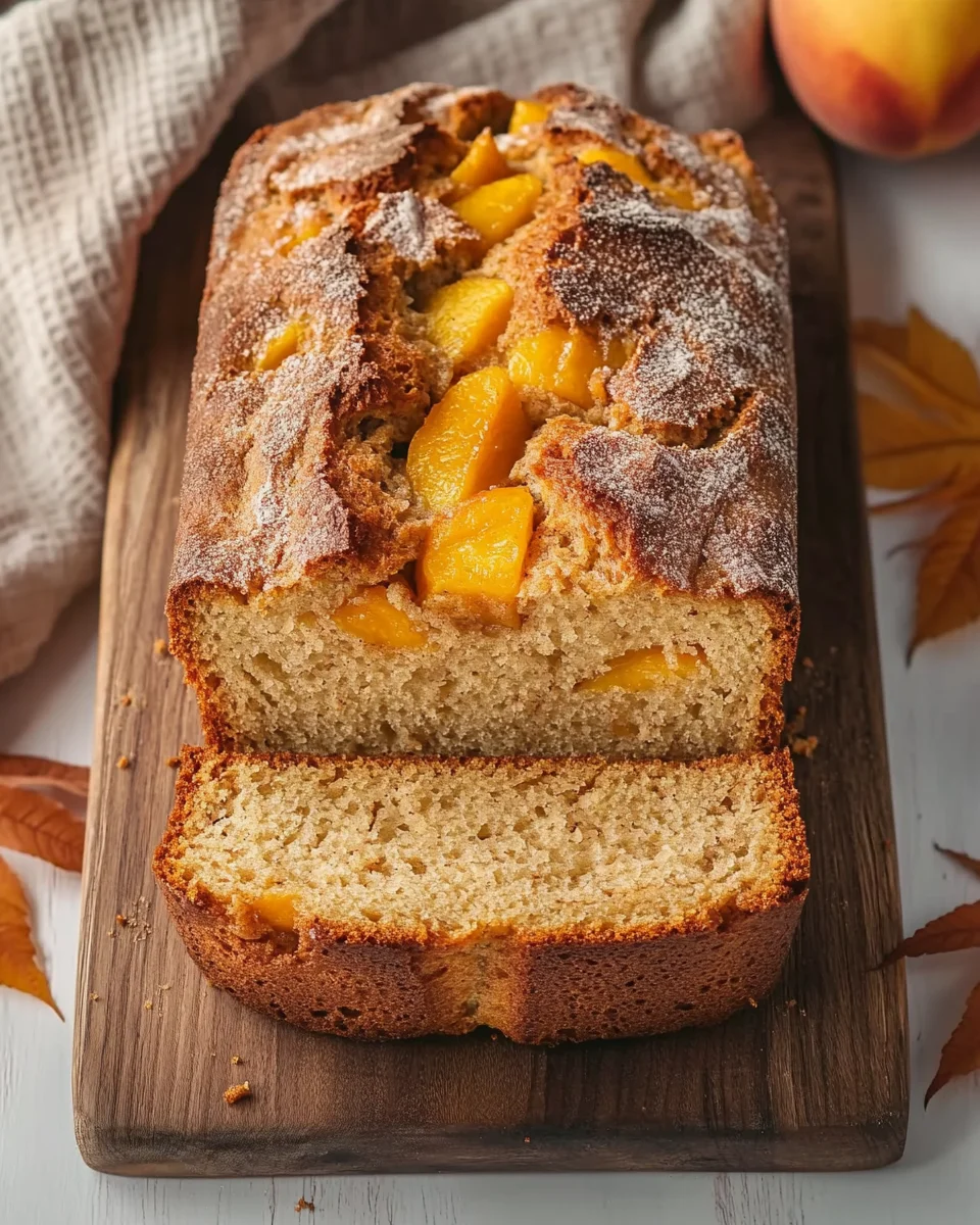 Spiced Peach Bread