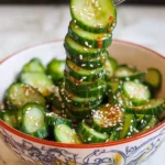 Spiral Cucumber Salad: Korean-Inspired Recipe