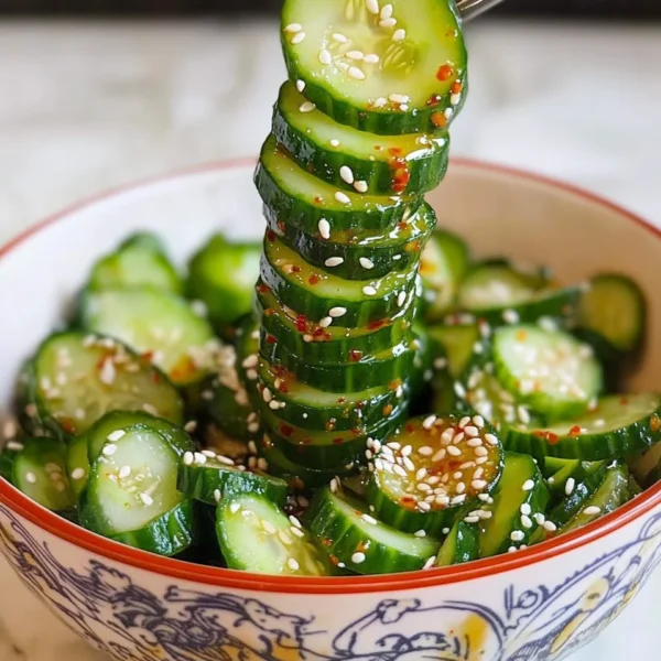 Spiral Cucumber Salad: Korean-Inspired Recipe