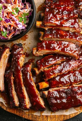 Sticky Oven Barbecue Ribs