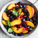 Summer Peach Fruit Salad