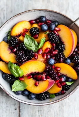 Summer Peach Fruit Salad