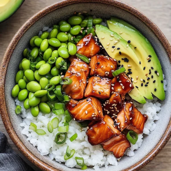 Teriyaki Salmon Sushi Bowl (GF)