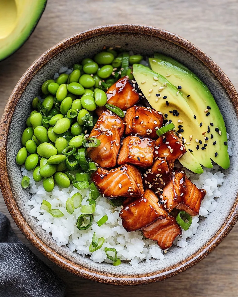 Teriyaki Salmon Sushi Bowl (GF)