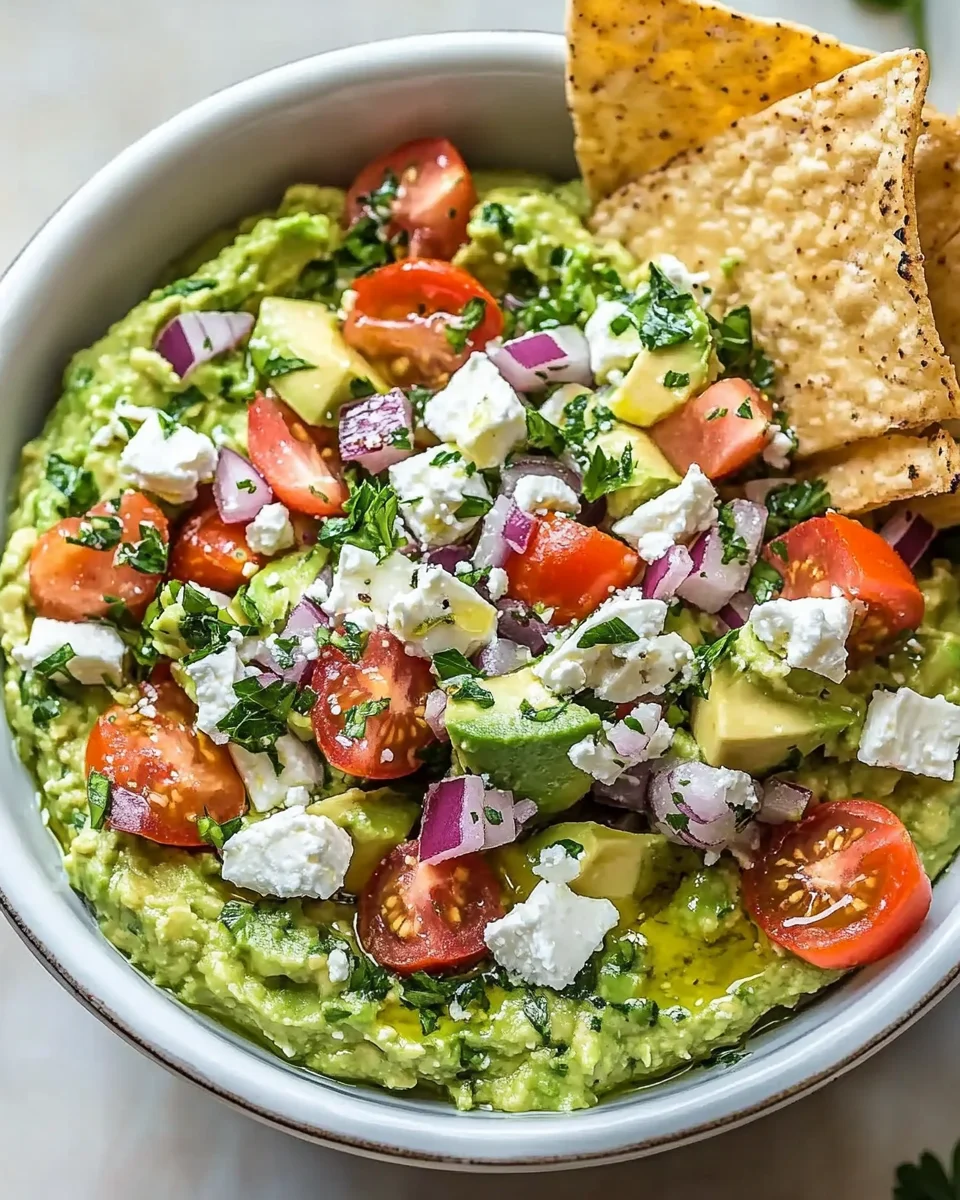 The Best Avocado Feta Dip