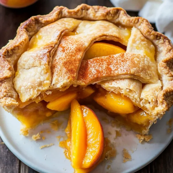 The Best Peach Pie