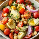 Tuscan Artichoke Tomato Salad