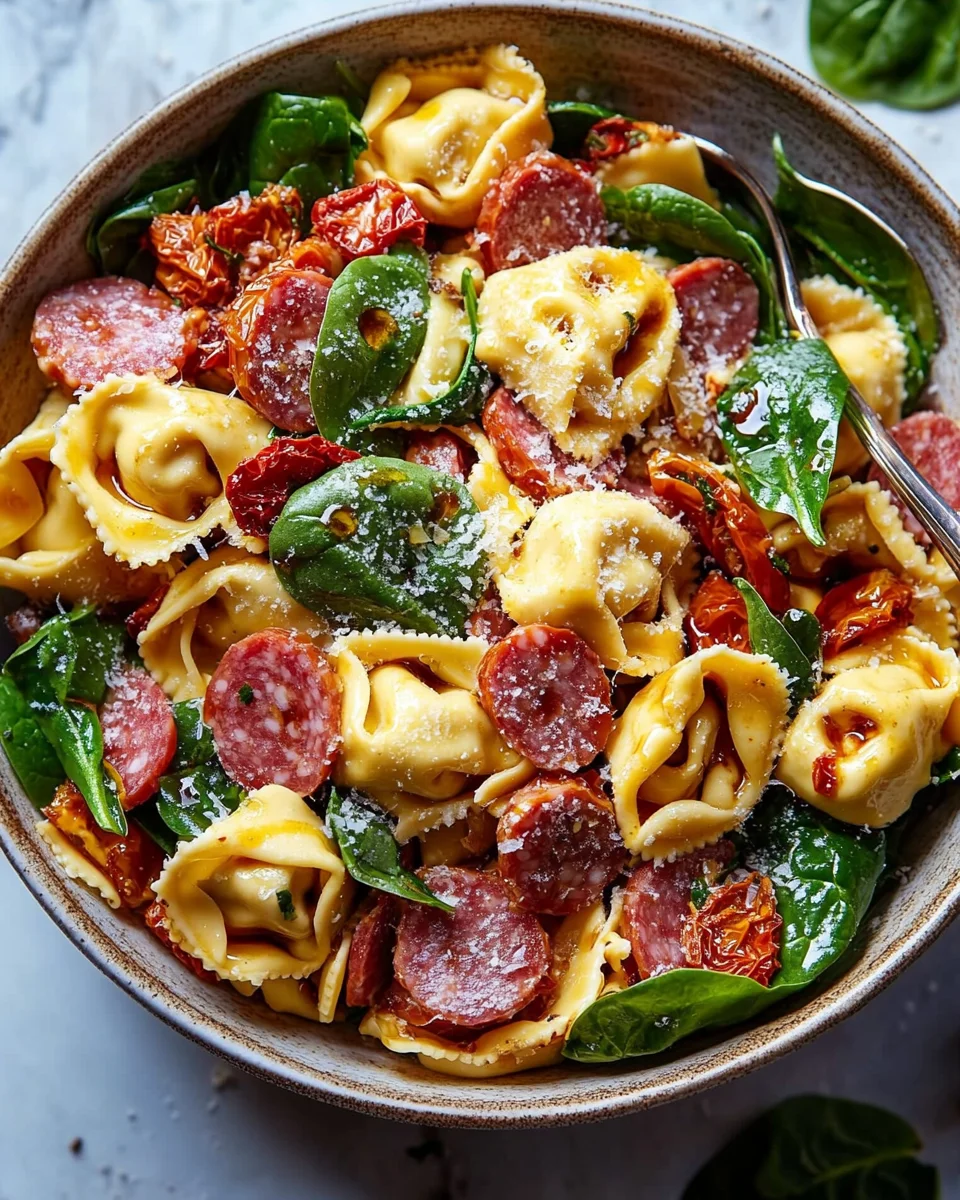Tuscan Tortellini Salad