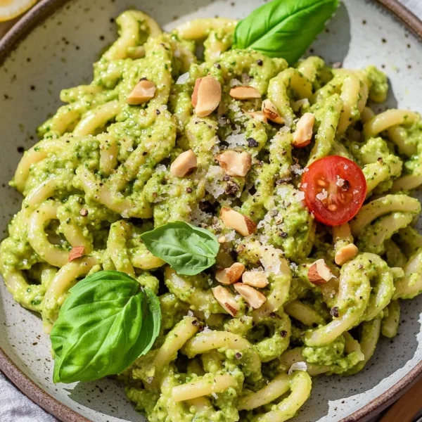 Vegan Avocado Pesto Pasta