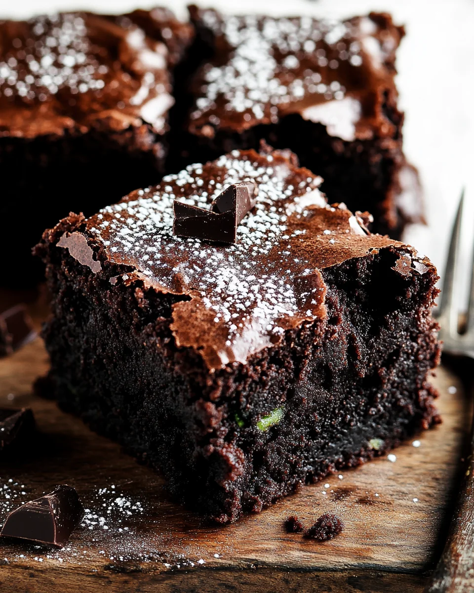 Zucchini Brownies