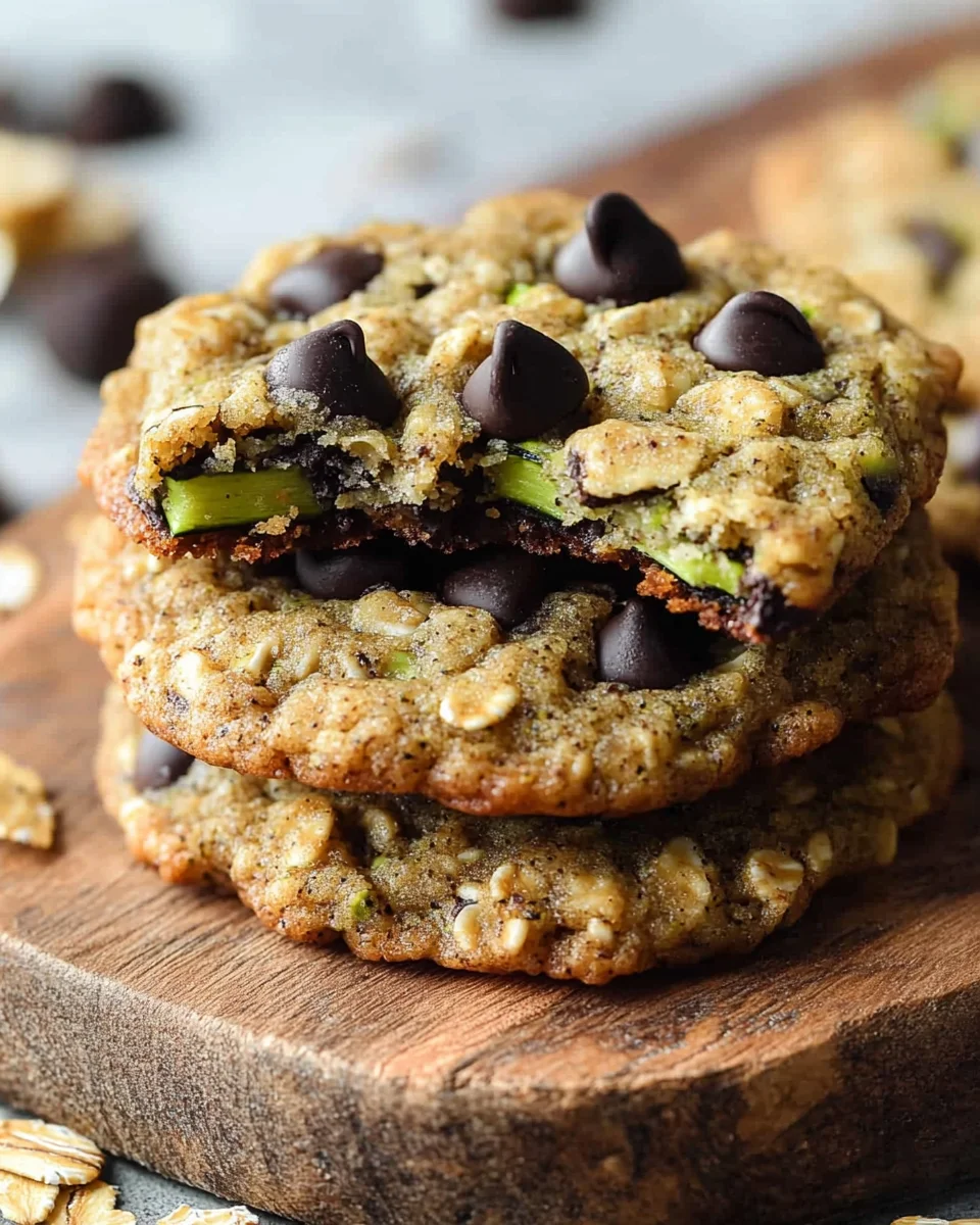 Zucchini Chocolate Chip Cookies